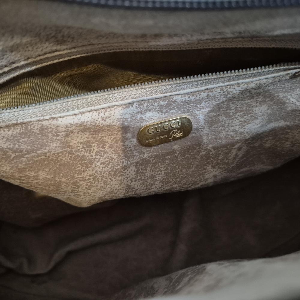 Gucci Large GG Canvas Satchel Bag - Picture 12 of 12